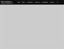 Tablet Screenshot of bodyandmindpt.com